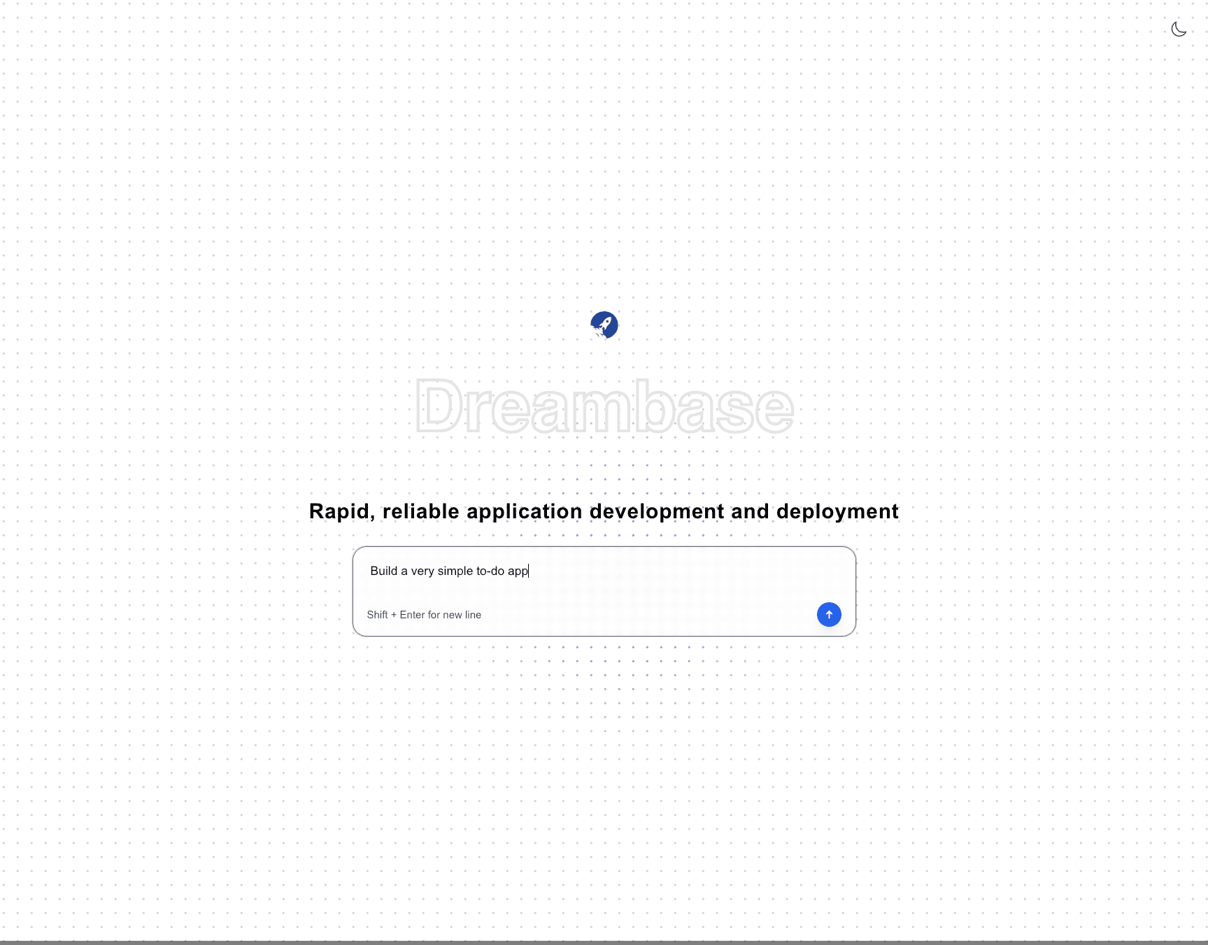 Describing a project on the Dreambase landing page
